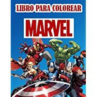 MARVEL LIBRO PARA COLOREAR: Dibujos para colorear de MARVEL para niños y niñas: páginas nuevas y más recientes de alta…